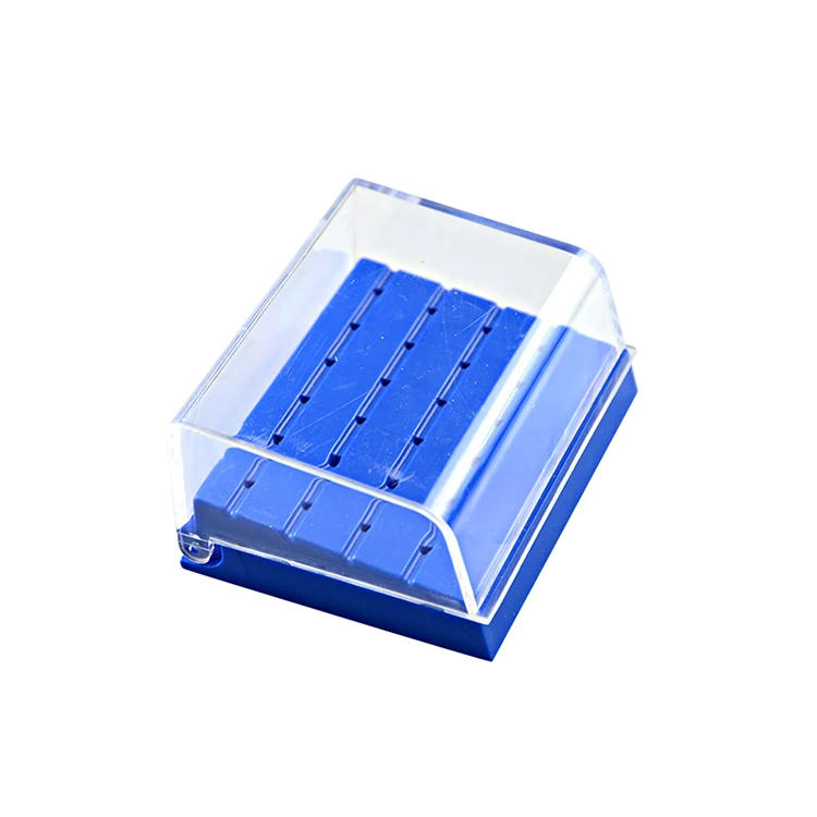 2021 Dental Holder Burs Block Case Box /24 Holes Plastic Disinfection Box