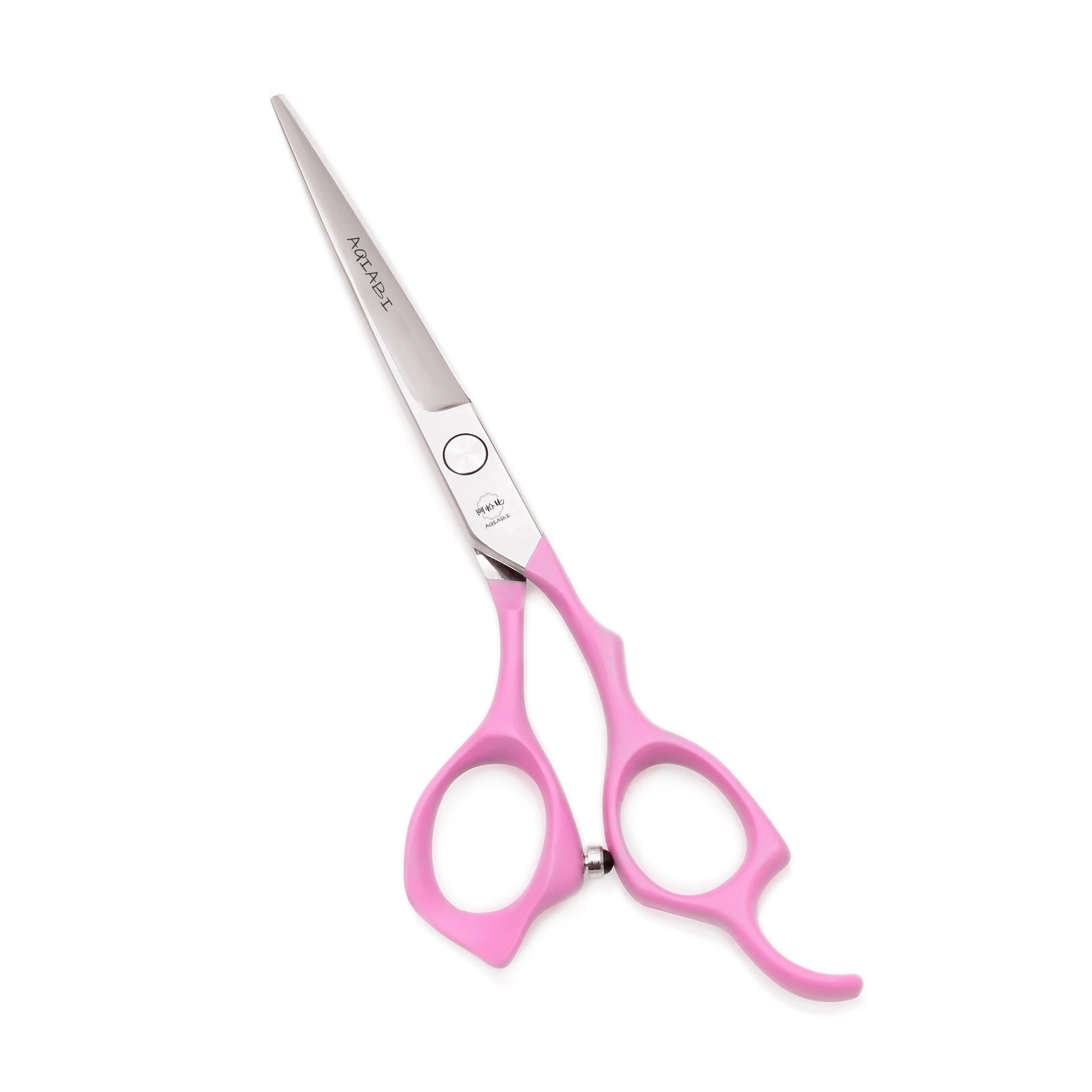 Professional Hairdressing Scissors 6' AQIABI JP 440C Pink Cutting Scissors Thinning Shears Hair Scissors A1024