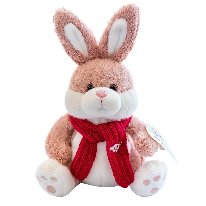 2022  23cm/35cm Children Sleeping Puppets Malt Rabbit Stuffed Plush Toy Doll Cute Cartoon Rabbit Pillow