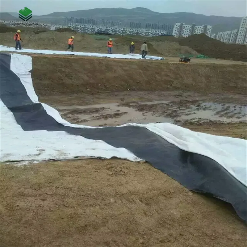 short fiber polyester or polypropylene needle punched nonwoven geotextile