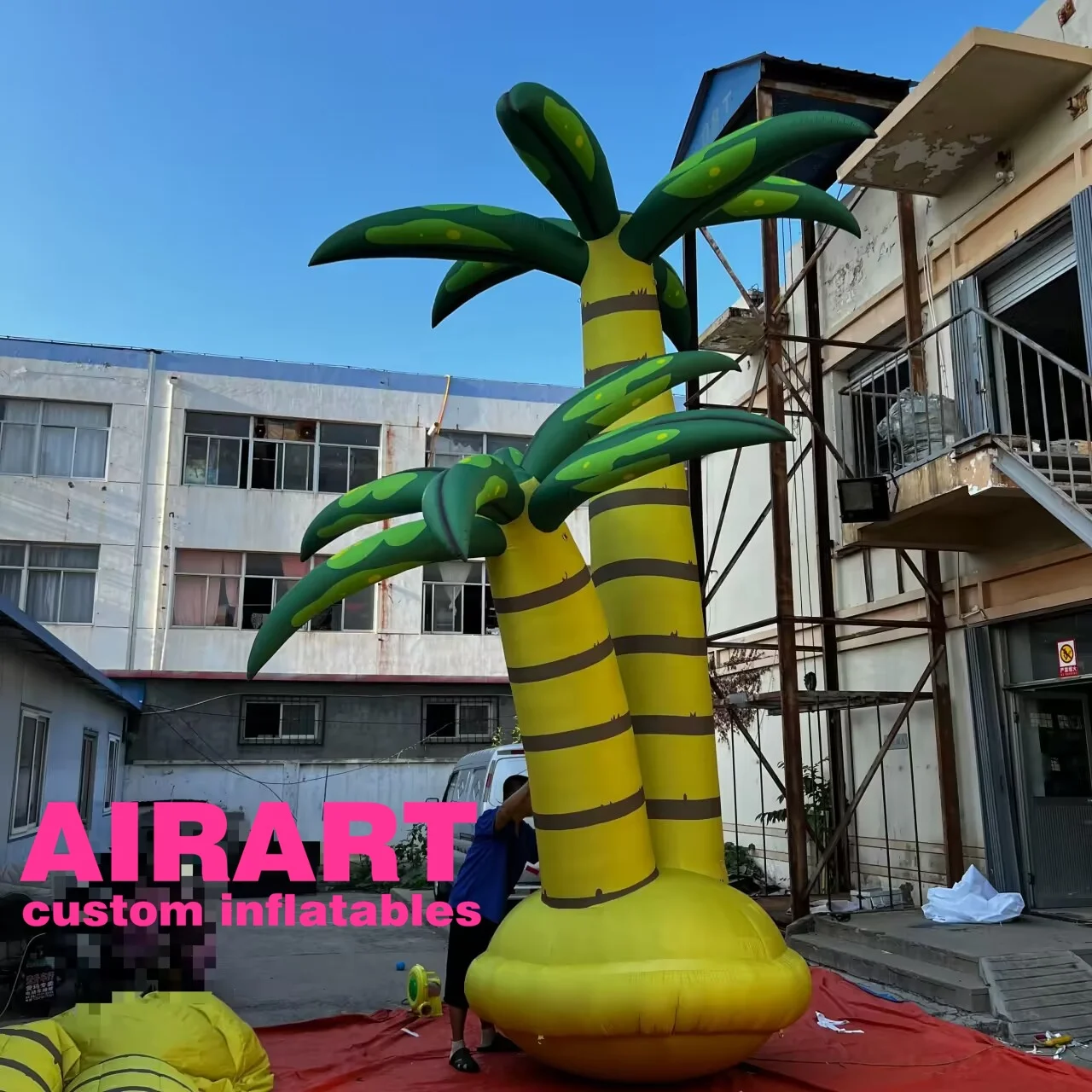 Hot sale inflatable coconut tree inflatable coconut palm balloon