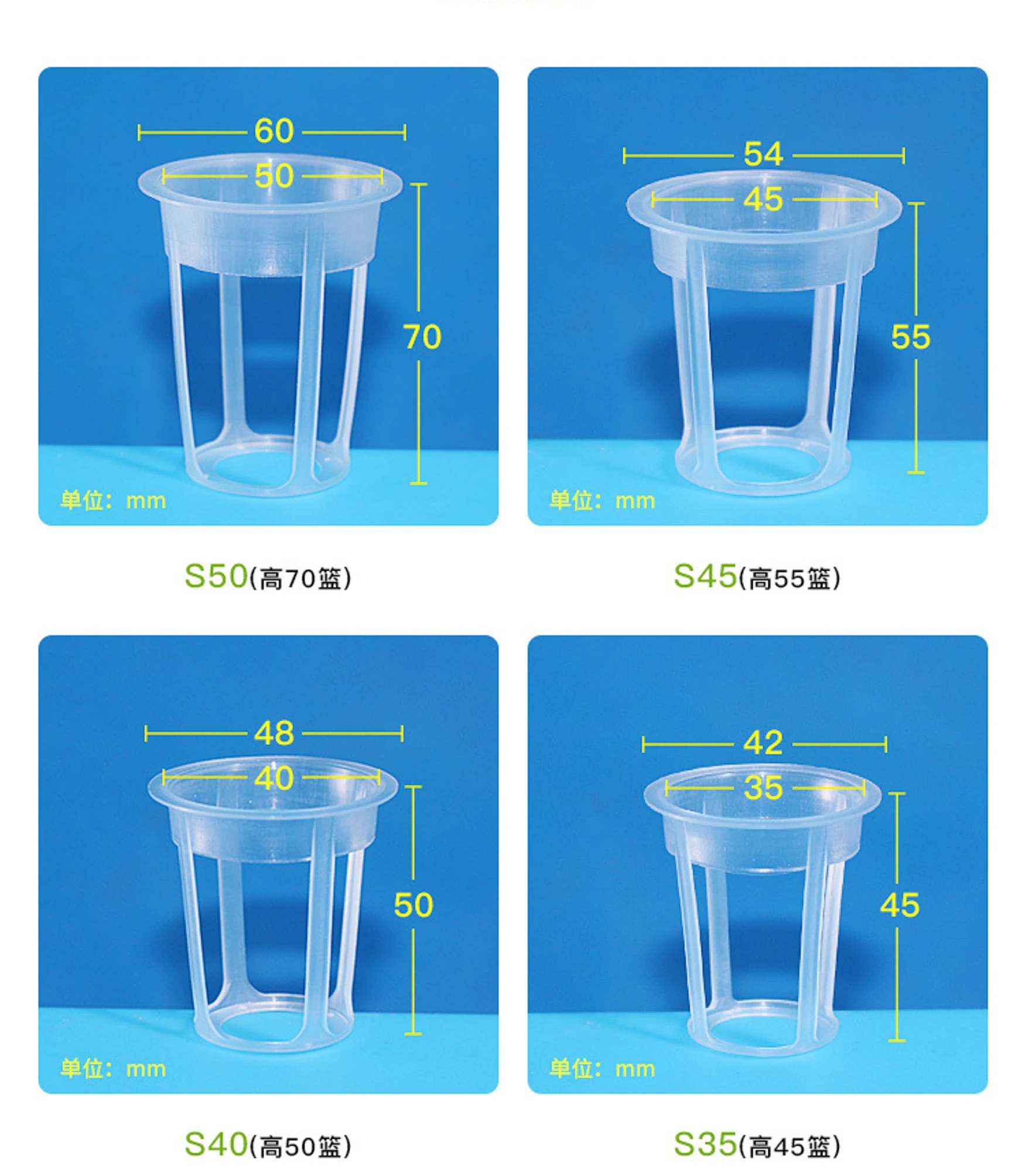 wholesale hydroponic system growing plants mess net pot