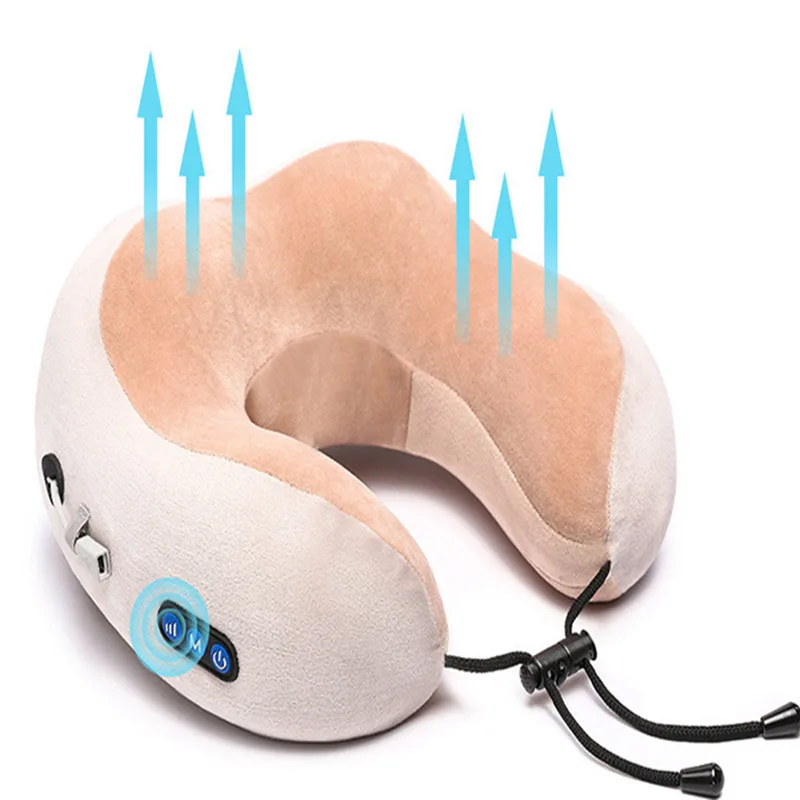 Kneading Shiatsu Electric U shaped Neck Massage Pillow acupuncture neck massage massage machines neck shoulder