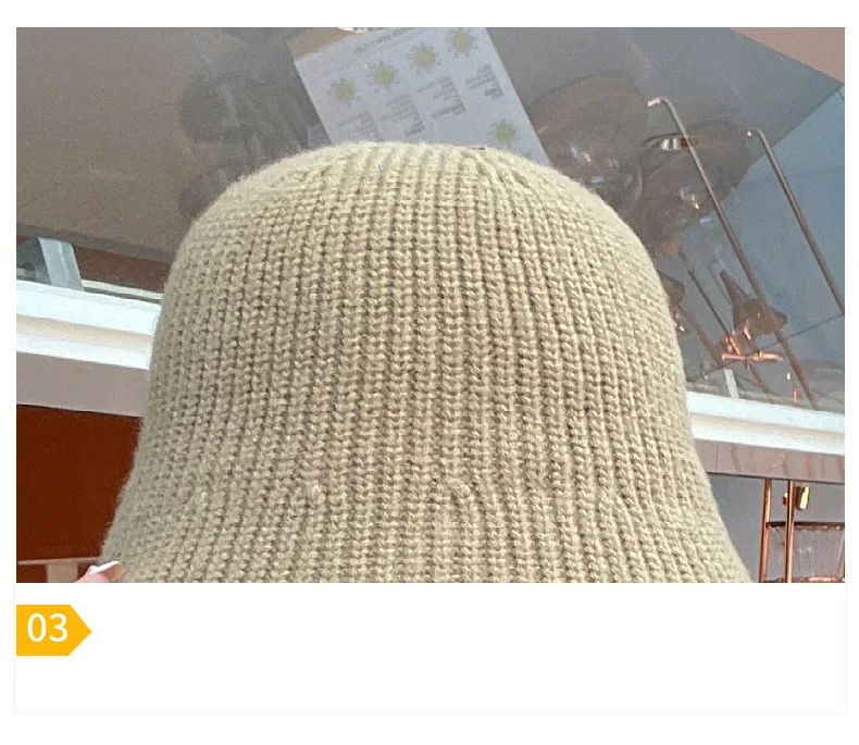 Winter hat czelrine Thermoformed hats winter knit Beach Fishing Cap  Solid Color Bucket Hat for Women Men