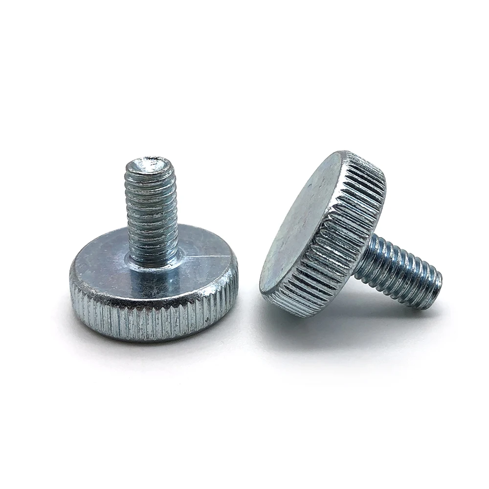 DIN 653 M3 M2 M2.5 stainless steel thumb screw round knurled thumb screw