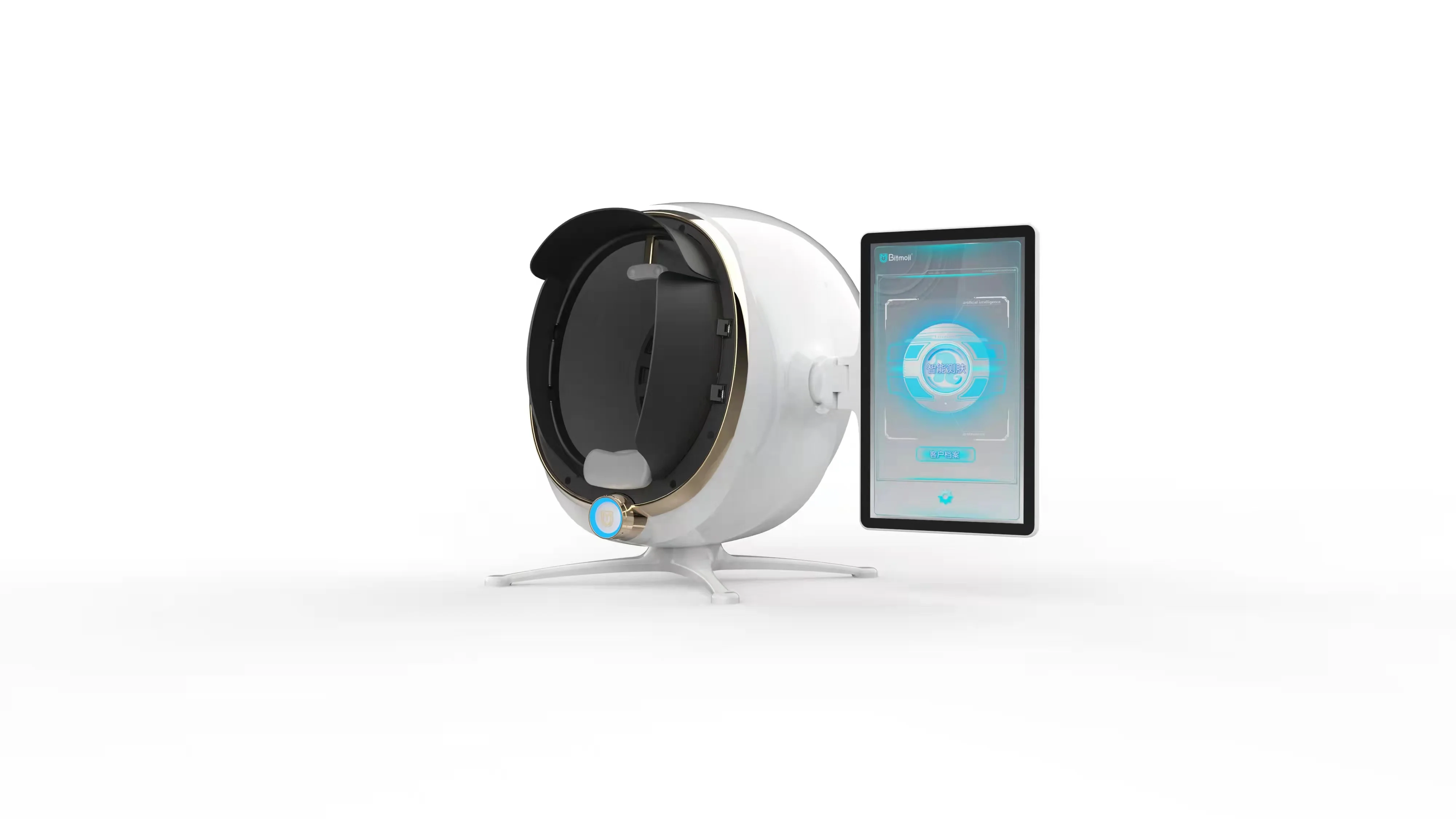 portable face skin analyzer machine Professional skin testing blackhead whitehead testing 3d skin analyzer machine