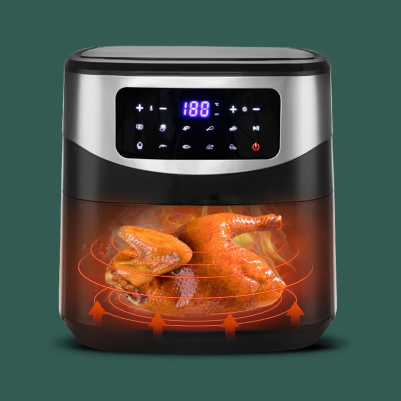 Hight Quality Multifunction Easy Clean Air Cooker Fryer Oil Free Non-Stick Fry Basket Air Fryer For Kitchen