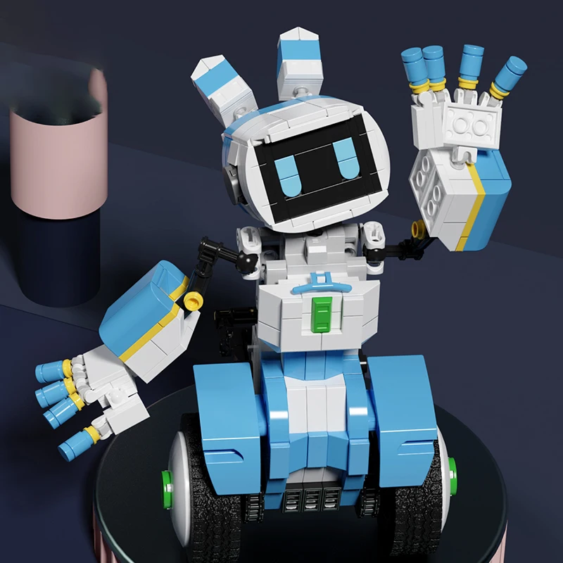 Popular Child Phone Control Eletronie USB Charging Walking  Programing Chain Linkage Smart Robot Toys