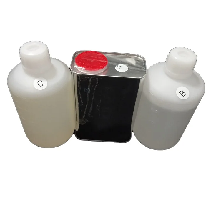 High quality Not easily deformed Hardener Glue A B C used for tape ins hair wig mesh net styling glue from korea