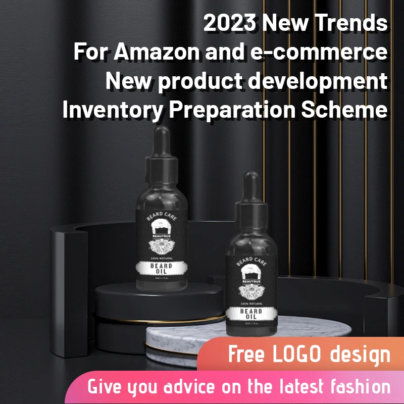 Mens Grooming Beard Kit Private Label Oil Balm Comb Brush Men Beard Care Set Beard Growth Kit