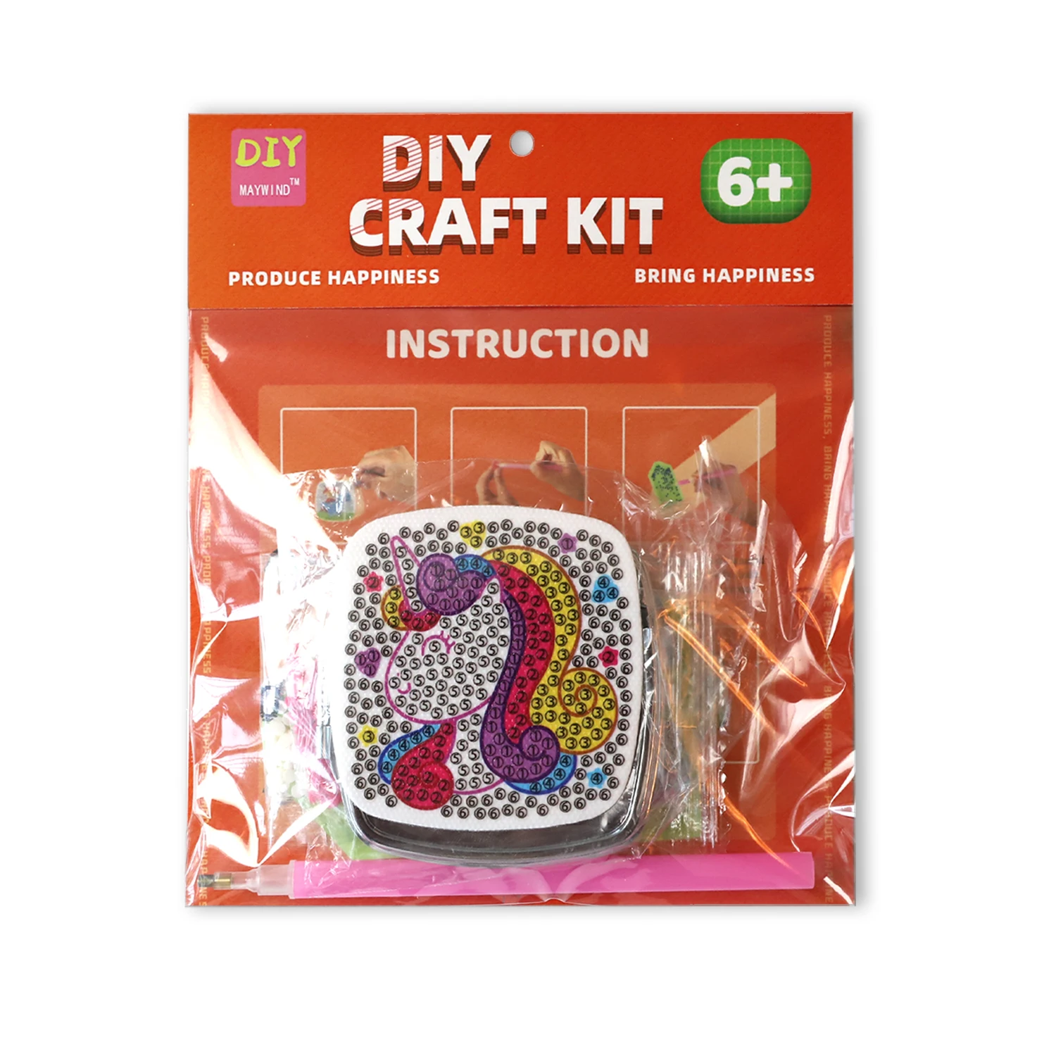 5D Mirror DIY Toy diamond paint Stickers Art Crafts Kits Toys Educational Kid Holiday Gifts Set For Kids Girls Adults Boys