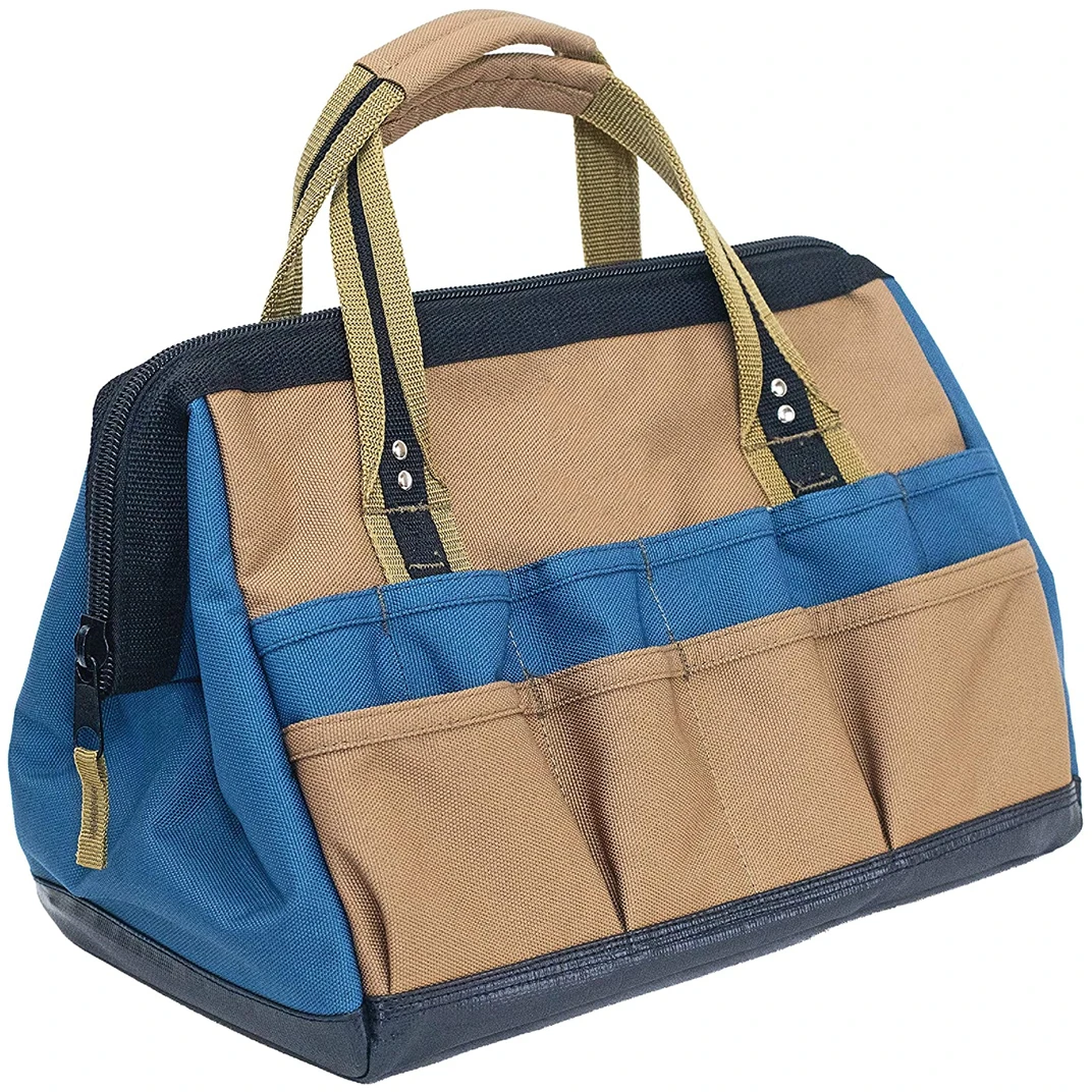 Custom Extra Canvas Tool Bags for Carpenter Work Electrician Power Tool Tote Bag Bucket Tool Bag