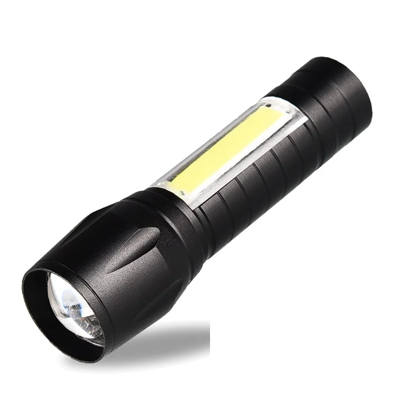 Hlm Portable Rechargeable 3w Mini Handheld Led Flashlight For Biking Camping