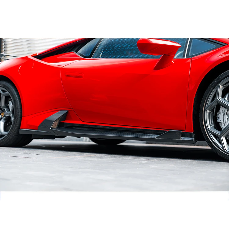 DarwinPRO BKSSII style part carbon fiber Side Skirts ForLamborghini Huracan Tecnica EVO RWD AWD LP580 LP610