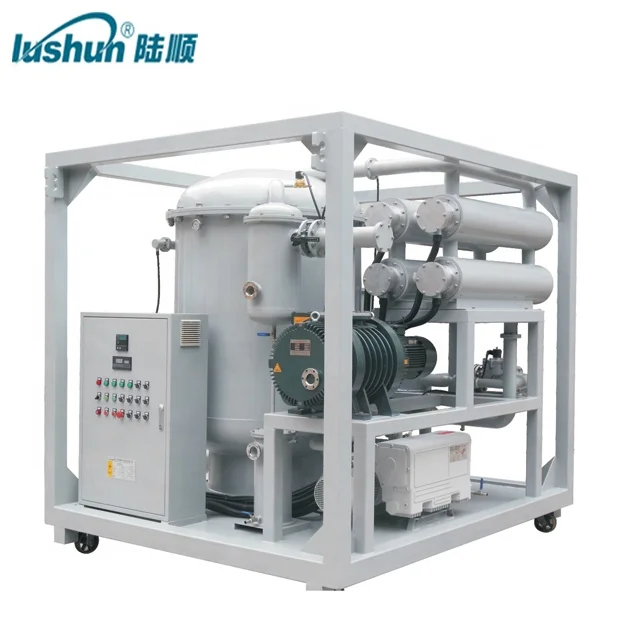 Double-stage Vacuum Transformer Oil Purifier Oil Filtration Machine Oil Purification Plant AC380V,220V 1-300KG Online Support