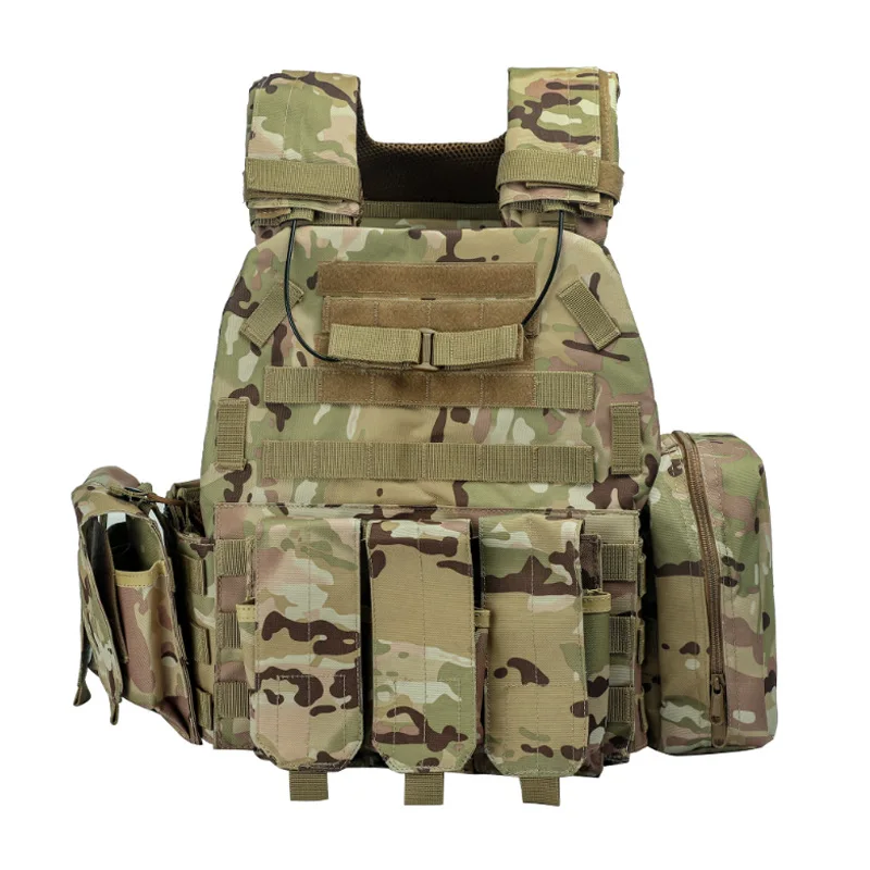 Tactical Vest Combat Training Adjustable Modular Paintball Safety Vest