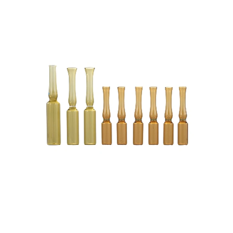Custom Hot Selling Transparent Texture Ampoule Pharmaceutical Packaging Ampoule 0.5ml Ampoule