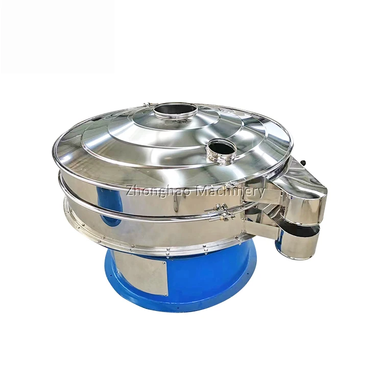 Stainless steel automatic cassava starch vibrator sifter round vibration sieve separator gyratory screening equipment