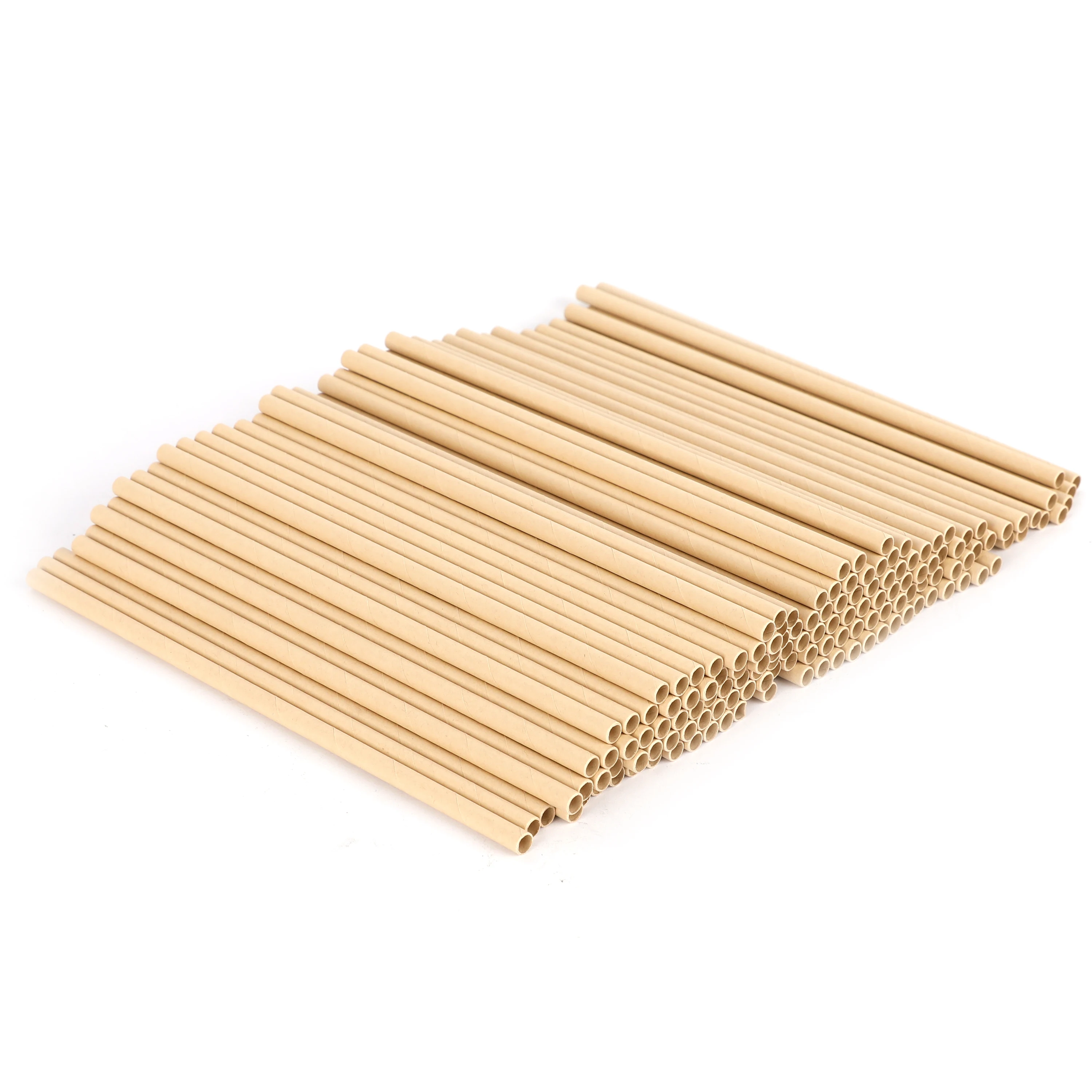 Disposable Biodegradable Drinking Paper Ecological Bamboo pulp Paper Straw