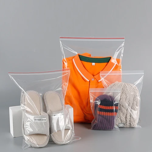 Environmental Different Sizes Pe Plastic Ziplock Food Bag In Stock
