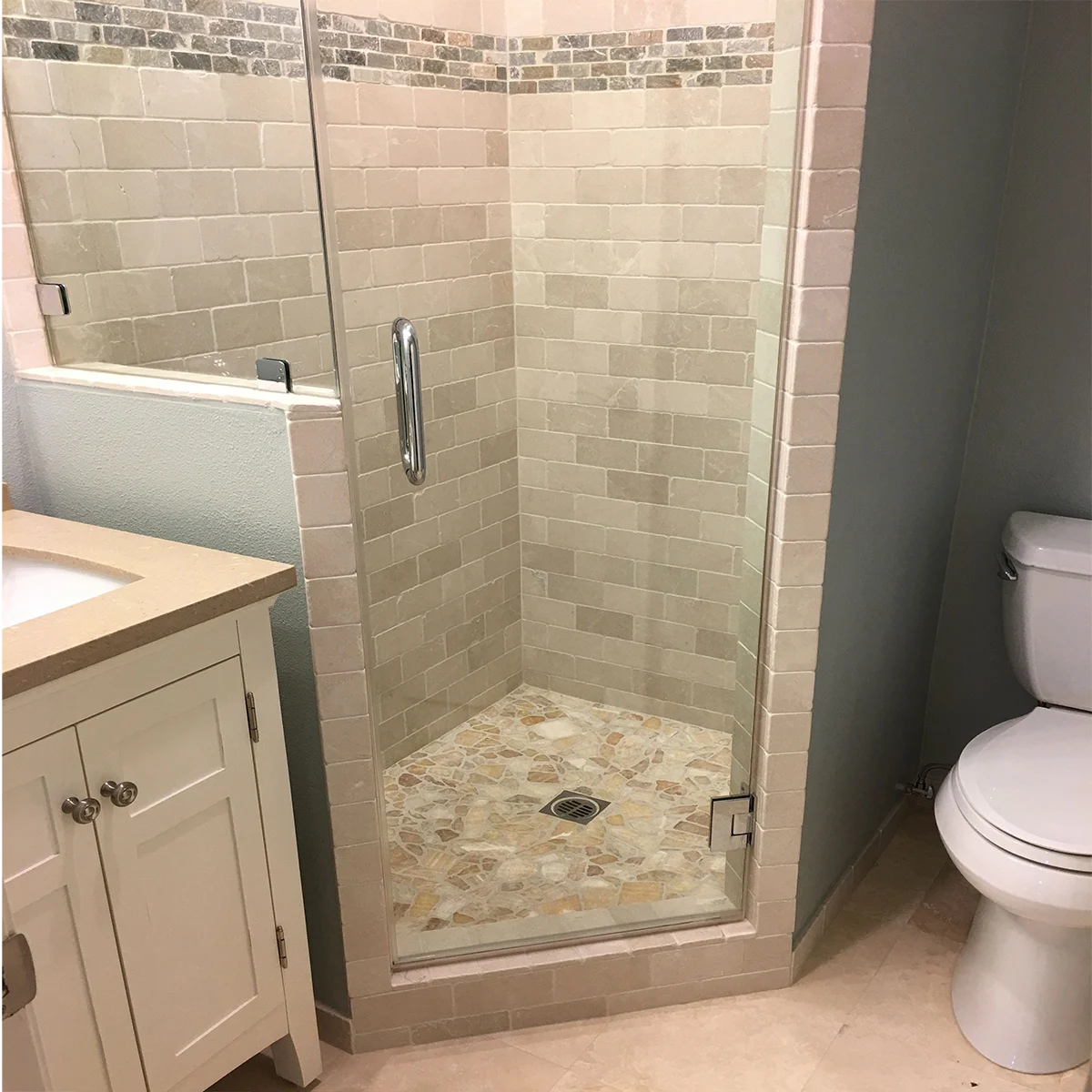 DTOP Frameless Bathroom Doors Enclosure Wheel Sliding Black Frame Shower Door For Sale