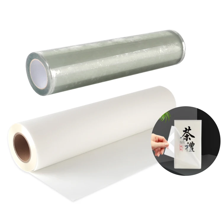 Transparent Cold Transfer AB Film 30cm 60cm 100 Meters Uv DTF A And B Pet Printing Film For I3200 Uv DTF Printer