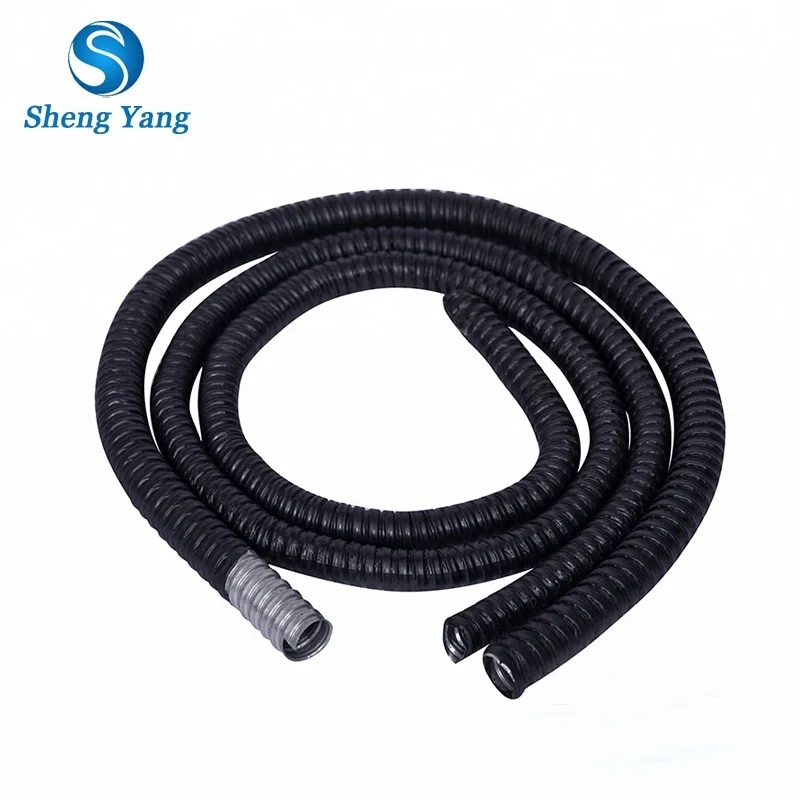 IP68 waterproof Electrical 15mm or 16mm liquid tight metal flexible conduit and couduit fittings