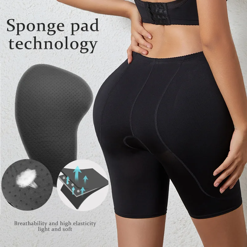 Private Logo Butt Pads Bodyshaper for Women Hip Pads Buttock Lifter Enhancer Padding Peach Butt