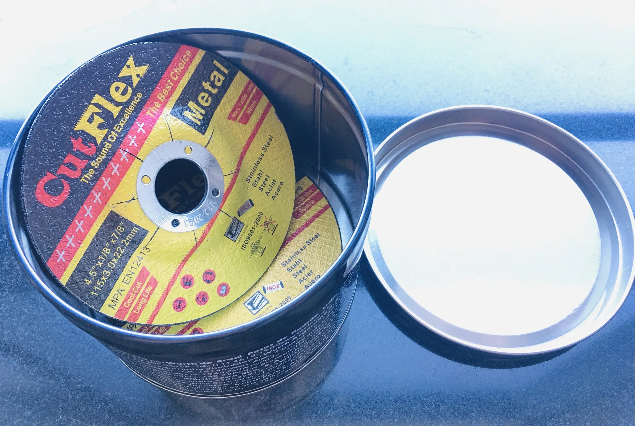 3m 4 4.5inch Disc Cut 75mm 115mm 125mm 230 Concrete Diamond Stone Metal Cutting Disc Flexible Cutting Disc for Stainless Metal