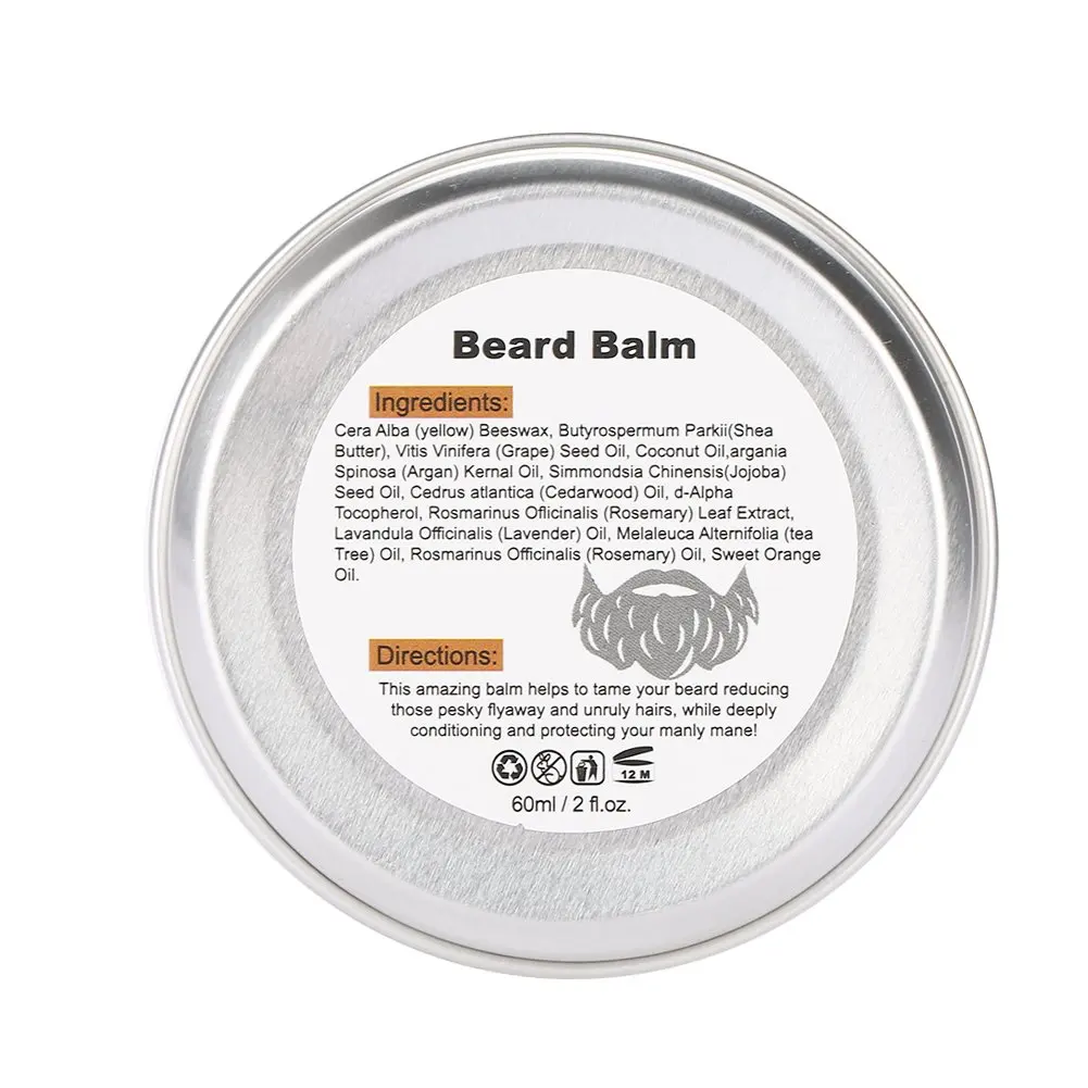 Isner Mile OEM/ODM частная марка уход за бородой мужской уход за бородой бальзам для ухода за усами увлажняющий воск