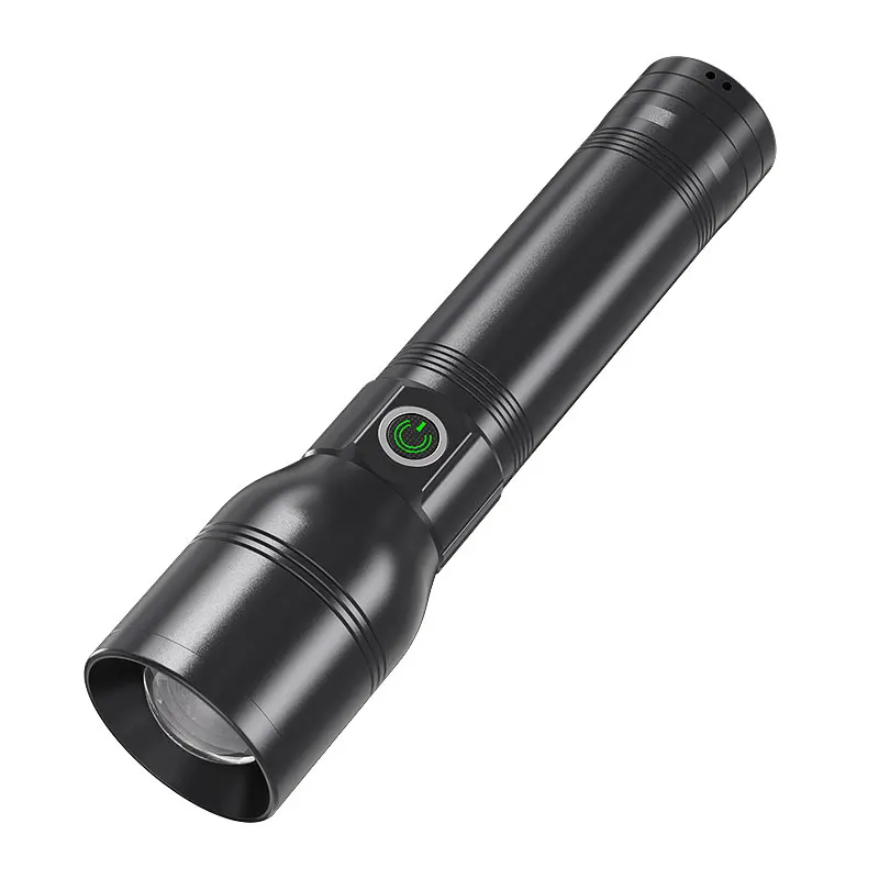 353M Lumen 1300LM high capacity charging treasure convex lens  rotating focus rechargeable battery  torch light