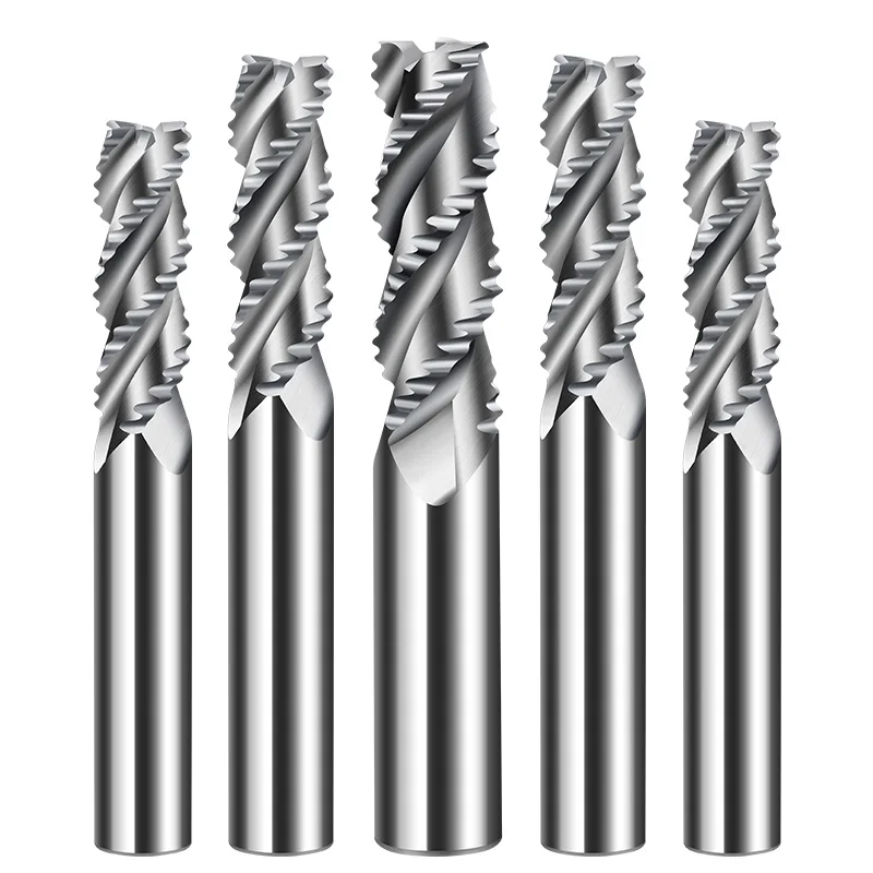 Excellent Quality HRC55 Carbide 3 Flute 4 Flute Roughing End Mill