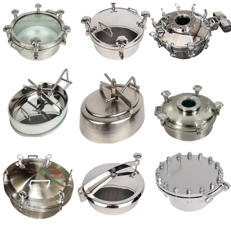 CNJS high pressure stainless steel ss304 ss316l sanitary tubular circular flanged Sight glass