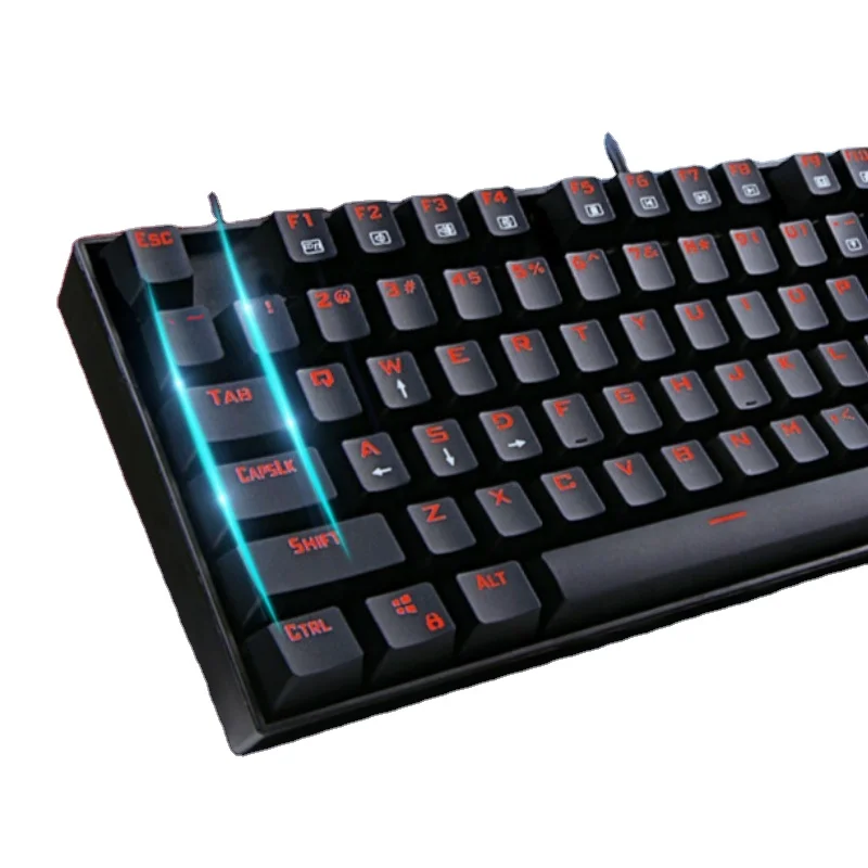 Reddragon K552 Wired 87 Keys Keyboard Led Backlit Computer RGB Gaming keyboards mechanical