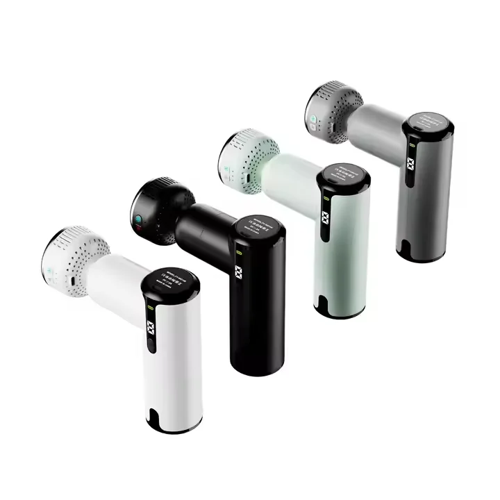 Phenitech Gun Massage Hot & Cold 5 Replaced heads Rechargeable Long Battery Deep Tissues Muscle Relaxation With 10 Speed Levels
