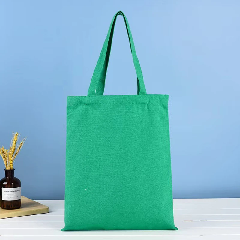 Calico Shopper Bags Plain Organic Reusable Foldable Custom Design Print Cotton Canvas Tote Shopping Bag