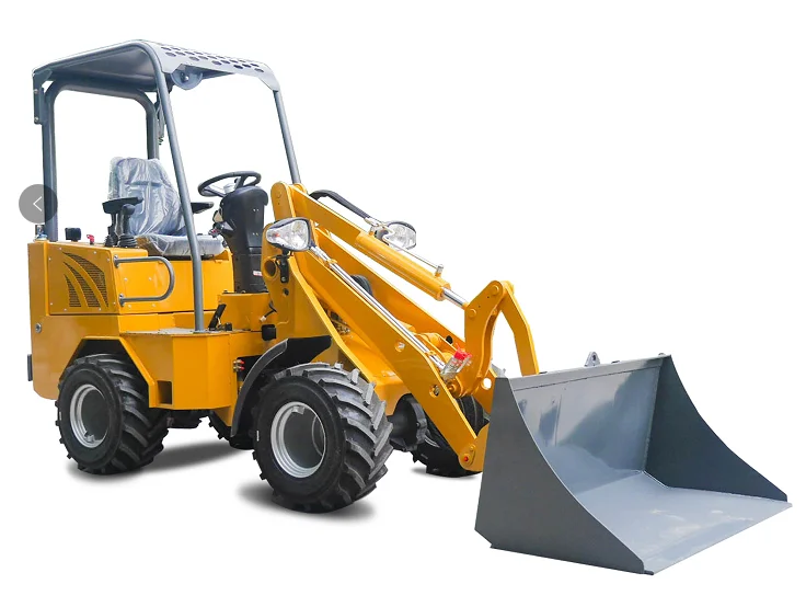 Load capacity 800kg 4wd heavy machinery china telescopic mini radlader  telehandler shovel wheel loaders