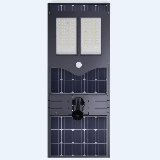 Высокояркая уличная солнечная панель, уличная солнечная панель IP65 с дистанционным управлением 60 Вт 80 Вт 100 Вт, встроенная солнечная панель, светодиодная