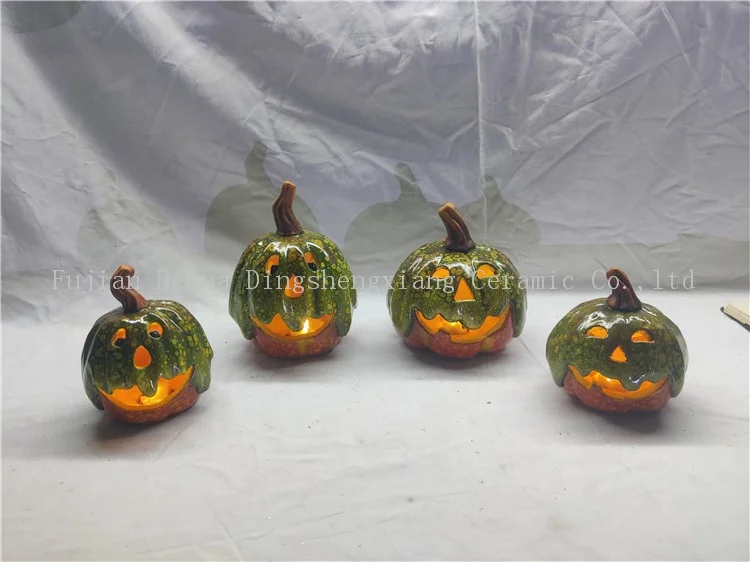 Wholesale ceramic halloween pumpkin for Harvest Festival holiday