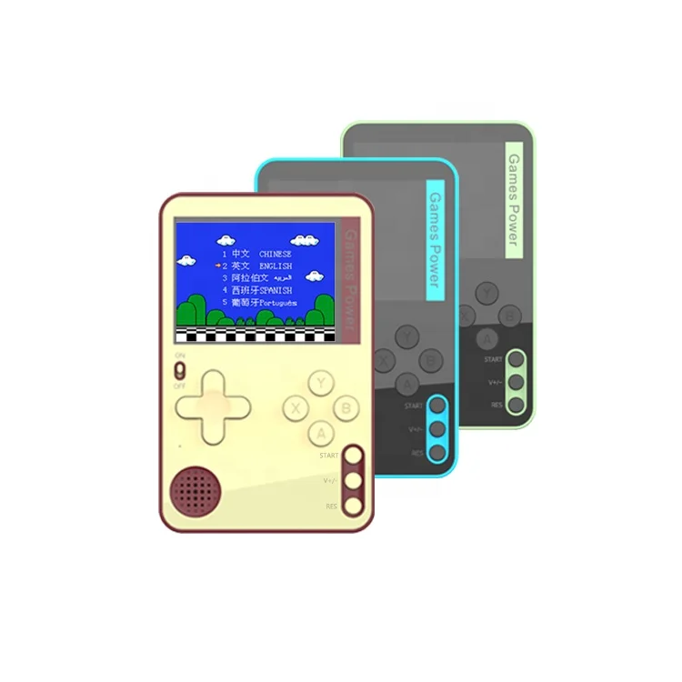 OEM Factory Ultra Thin Build In 500 Retro Gaming Mini Game Console Handheld Game Player TV Game For Kids
