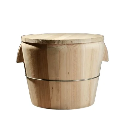 Eco-friendly high quality wooden rice roll bamboo steamers food Chinese cooking steamer