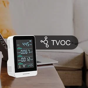 Rechargeable Indoor CO2 Meter Air Quality Monitor Carbon Dioxide Meter For Office Detect CO2 Gas Detector Ndir Generator