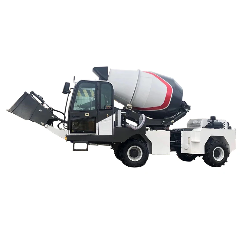Low price concrete mixers self propelled concrete mixer self loader concrete mixer