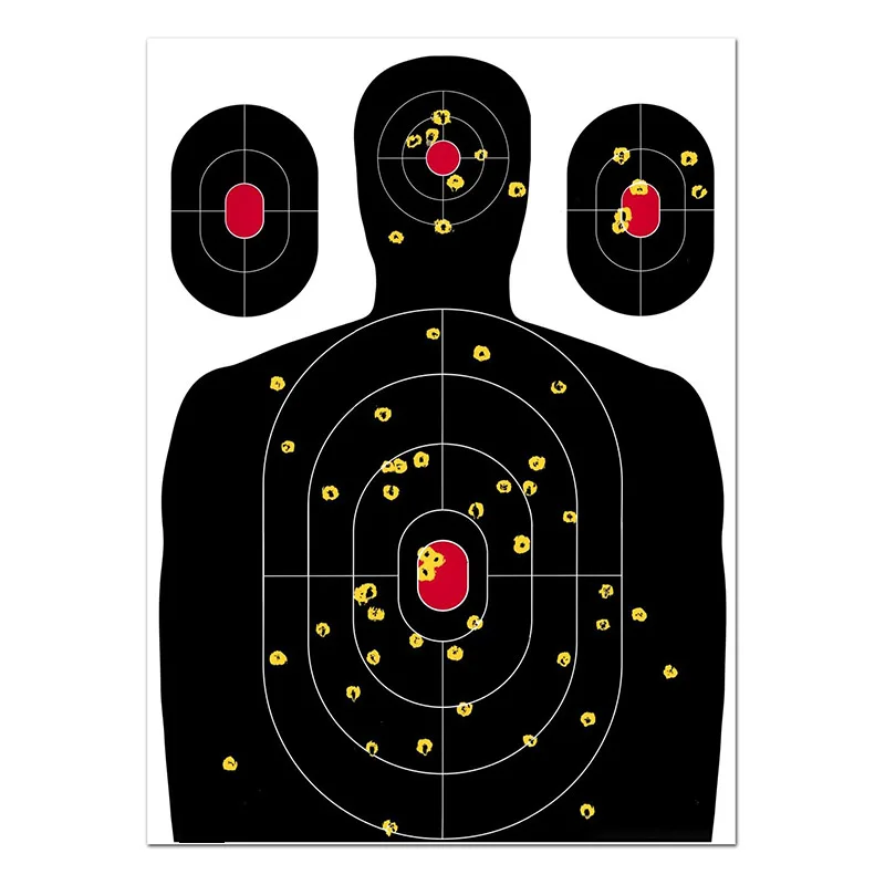 Large Range 18 X 24 Inch Paper Shooting Targets Card Stock Silhouette Reactive Splatter Shooting Target