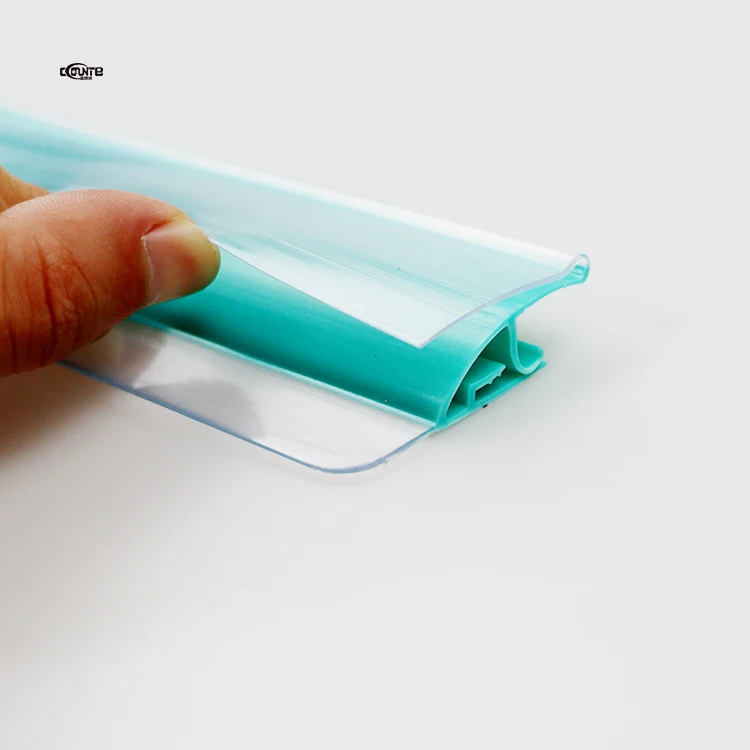 Hot sale Supermarket Retail Plastic PVC Acrylic Label Tag Adhesive Data Strip Price Holder