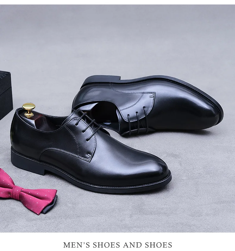 Мужские повседневные туфли в европейском стиле черные модные дизайнерские Роскошные из натуральной коровьей кожи на плоской подошве для мужчин