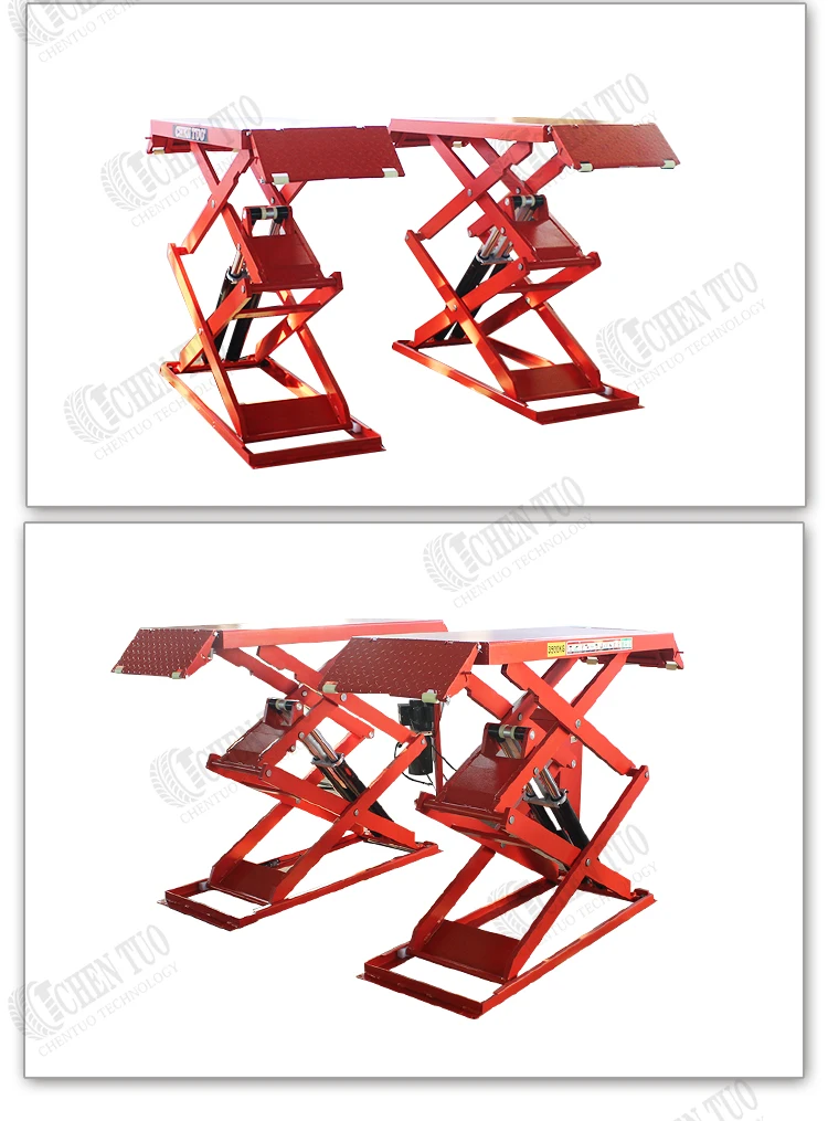 Auto Repair Maintenance Scissor Type Small Scissor Car Lift