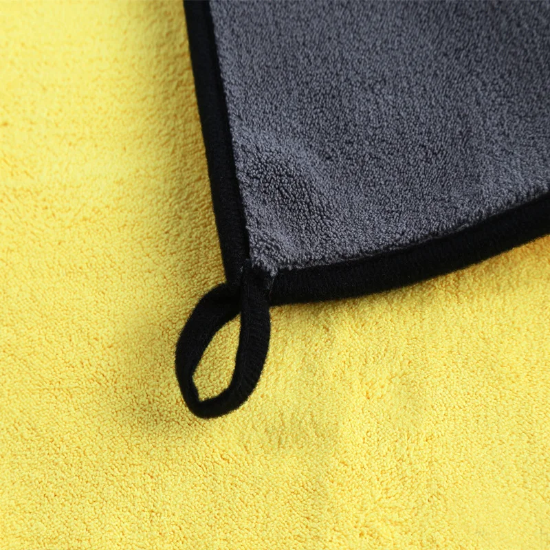 Multi-Use Microfibre Drying Towels 2-Sided Super absorbent Large Thick Towel Set for Spotless Car Cleaning Drying Dusting Cloth