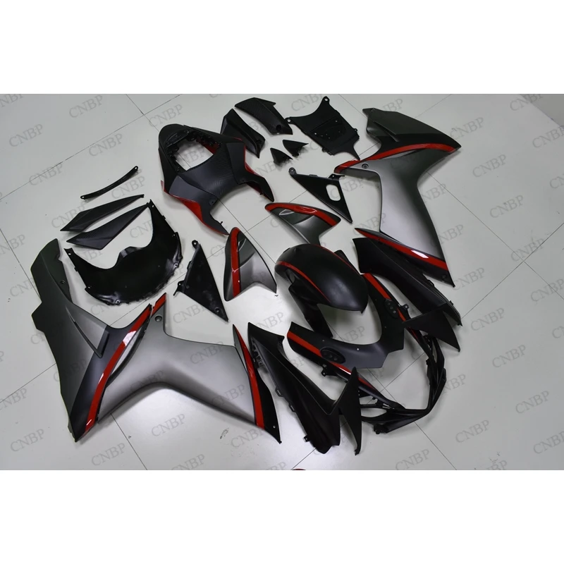  GSXR600 13 14 Обтекатели GSX R 600 2011 обтекатель 750 - 2017 K11 из АБС-пластика черный серебристый