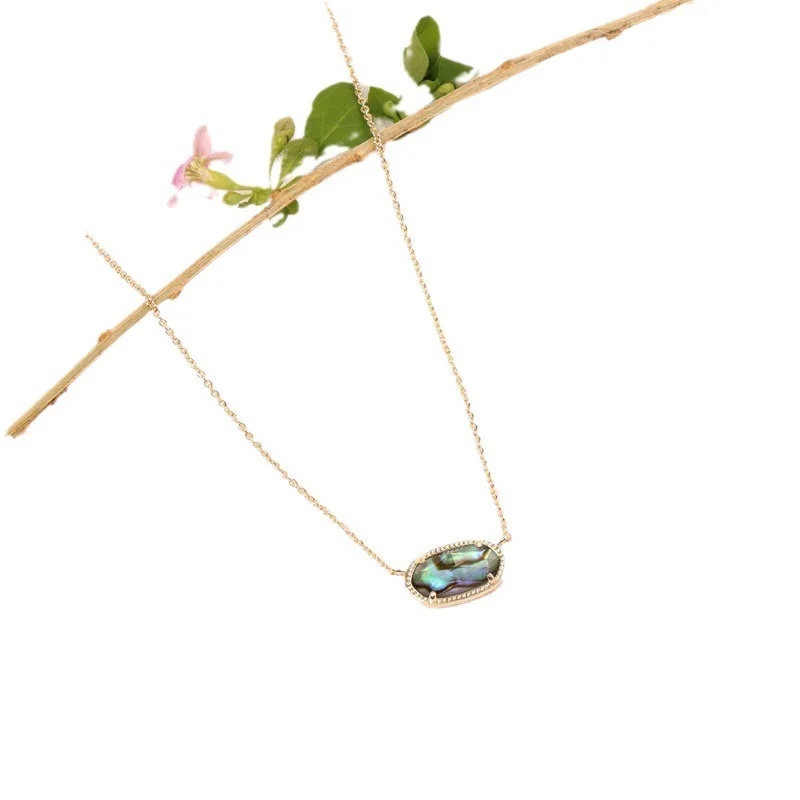 Turquoise Necklace Gemstone Natural Amazing Wholesale price Jewelry Women Necklace Abalone Sparkly Stone Necklace